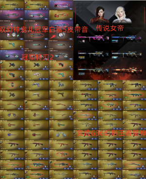 双幻神宠儿冠军白鲨5皮带音❤传说女帝❤冠军特刃2-COPx3❤G36玄武王者星神朱雀QBZ白鲨蓝兔_穿越火线_电信区_四川二区