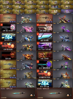 G36C幻影传说灵眸风神❤７色宠儿幻神音效冠幻丹凤灯龙❤冠军之薇刃星神默❤梦魇满配手枪全音效裁决极光_穿越火线_网通区_河南一区