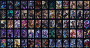 ██  全英雄 1400皮丨可排位丨40神话丨金卡莎丨鼠年套丨EDG套丨KDA套丨FPX套丨玉剑男刀_英雄联盟_联盟三区_裁决之地